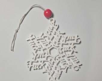 Christmas ornament fuckflake