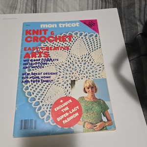 Mon tricot knit and crochet magazine 1977