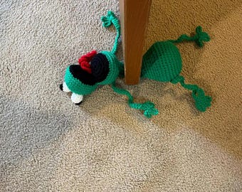 Pre-made Crochet Door stopper frog / sale / door stopper / home decor