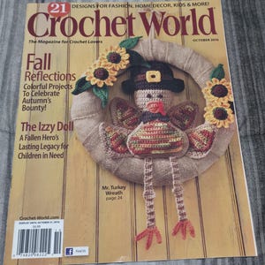 Crochet world magazine 2016  Fall crochet patterns