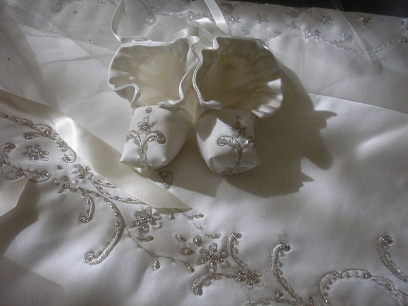 Mariana Marabou christening Dress