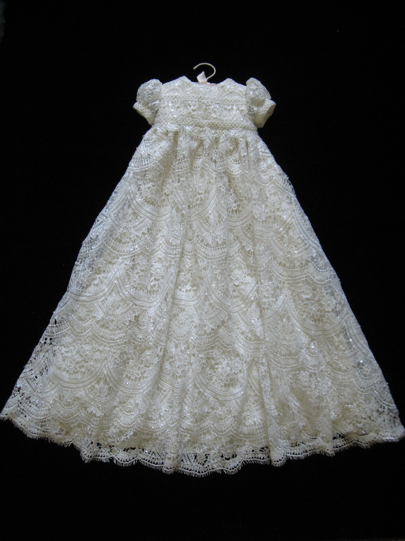 Baptism Gown From Your Wedding Dress genevieve Etsy