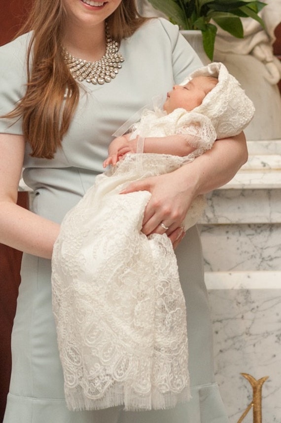 baptism gown made from wedding dress