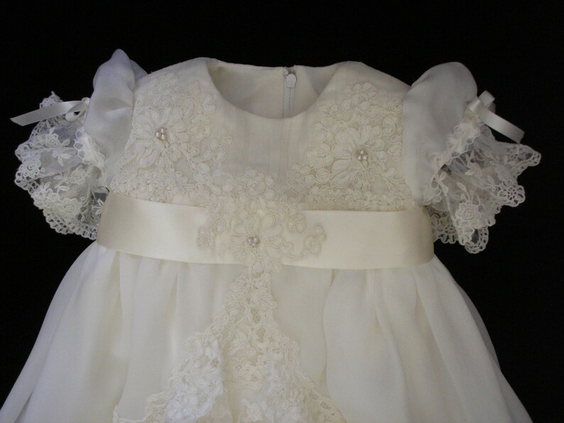 Daniella/'s Custom Christening or Baptism Gown made to order from your Wedding Dress