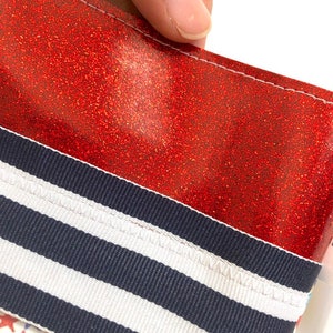 July 4th Glitter Toddler Cross Body Purse, Star Bag, Stripes Purse, Fashion, Gift, Birthday Present, Fashionista, Glitter, Glitter Purse image 4