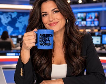 America Needs Nasty Women Mug | Bold Colors and Text Political Ceramic Coffee Cup