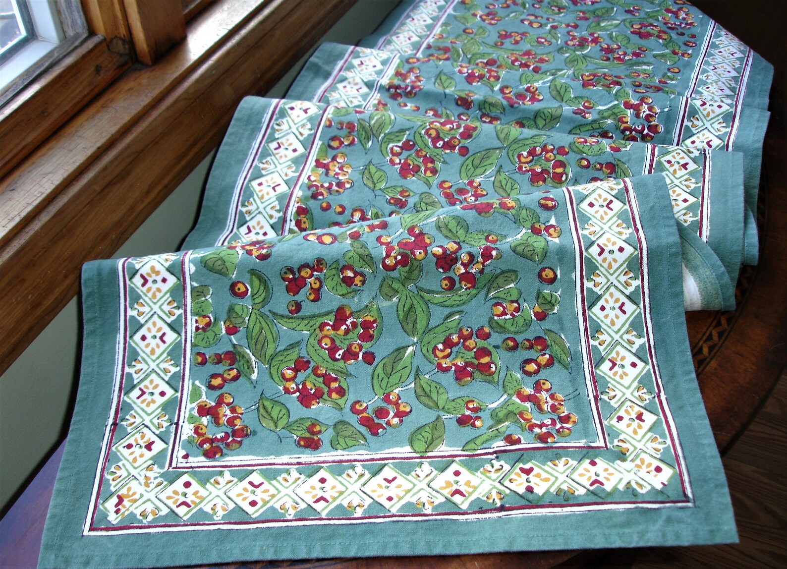 Table runner sideboard runner dining linen bbq linen made Etsy