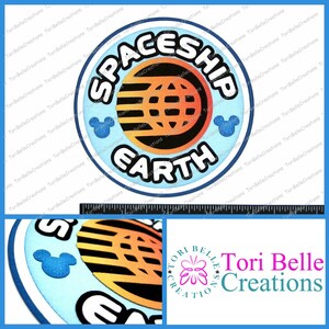 Scrapbook Pages  Die Cut Paper Piecing Premade Scrapbooking Embellishment Scrapbook Title Diecut ~ Spaceship Earth Title