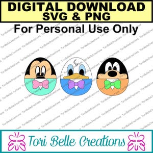 Digital SVG Cut File  Die Cut SVG Scrapbook Title Digital Cutting File for Scrapbook Pages .svg ~ Easter Egg Characters