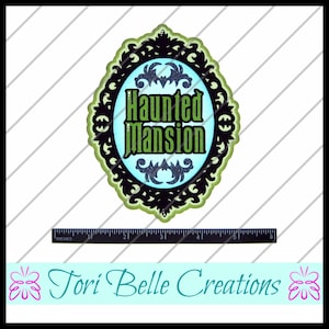 Scrapbook Pages  Die Cut Paper Piecing Premade Scrapbooking Embellishment Scrapbook Title Diecut ~ Haunted Mansion Title