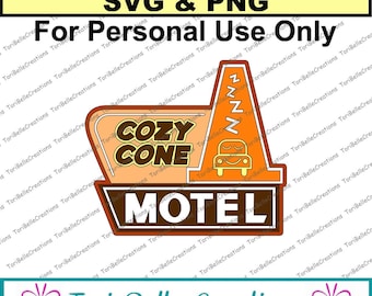 Cozy Cone Gasthaus Titel: Geschichtete SVG-Schnitt-Datei für Scrapbooking (digitaler Download)