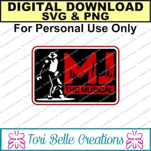 Arquivo de corte digital SVG cortado svg Título de álbum de recortes Arquivo de corte digital para páginas de scrapbook .svg ~ MJ o SVG musical