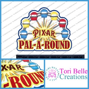 Scrapbook Pages  Die Cut Paper Piecing Premade Scrapbooking Embellishment Scrapbook Title Diecut ~ Pixar Pal A Round Title