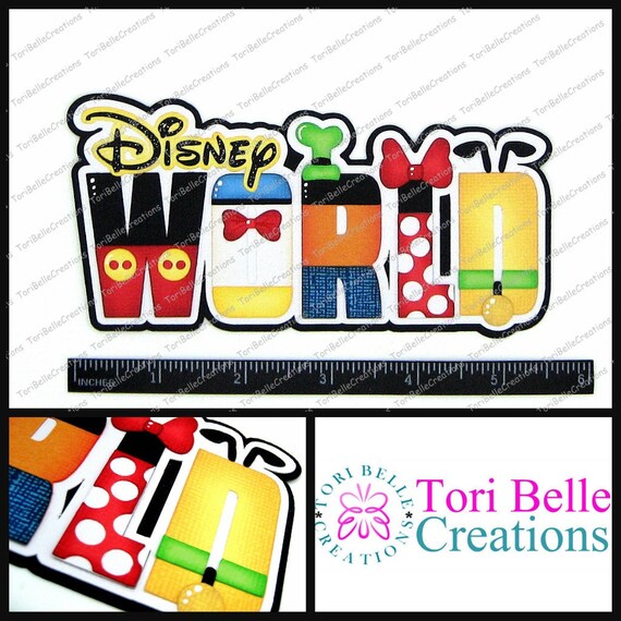 Scrapbook Pages Disney Die Cut Paper Piecing Premade Scrapbooking