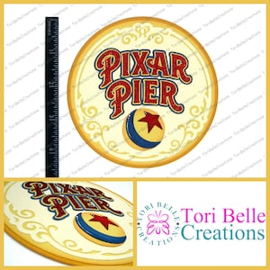 Scrapbook Pages  Die Cut Paper Piecing Premade Scrapbooking Embellishment Scrapbook Title Diecut ~ Pixar Pier Title