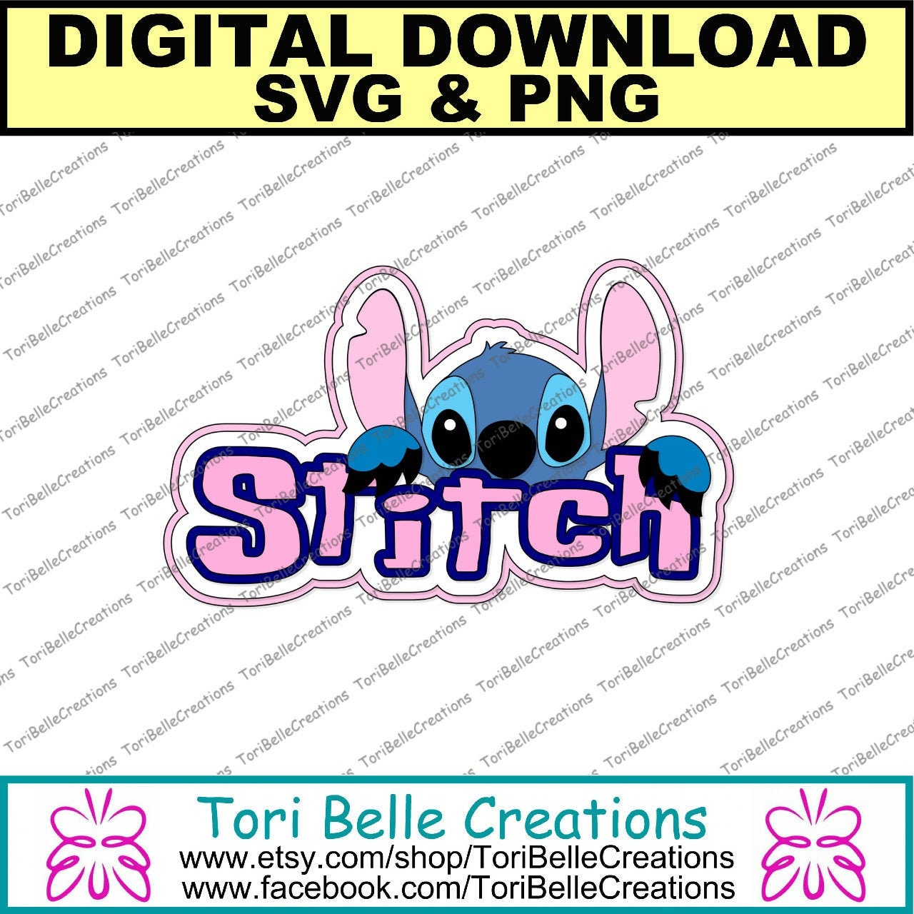 die cut SVG DIGITAL FILE standing Disney Stitch