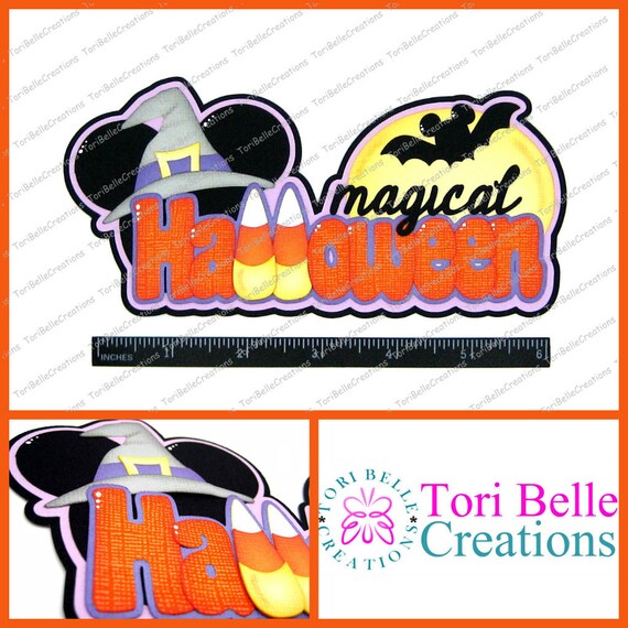 Scrapbook Pages Disney Die Cut Paper Piecing Premade Scrapbooking