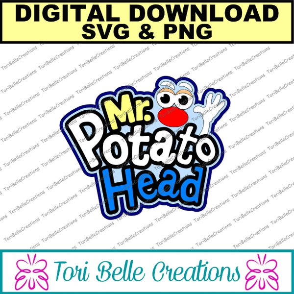 Mr Potato Head Template - Etsy