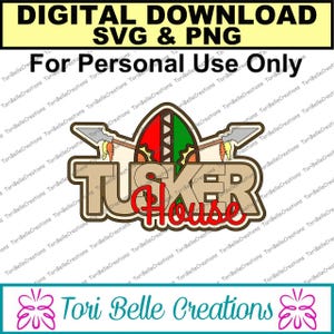 Digital SVG Cut File  Die Cut SVG Scrapbook Title Digital Cutting File for Scrapbook Pages .svg ~ Tusker House Title
