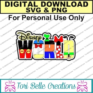 Digital SVG Cut File  Die Cut SVG Scrapbook Title Digital Cutting File for Scrapbook Pages .svg ~  World Title