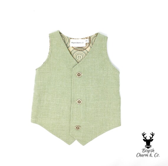 baby green vest