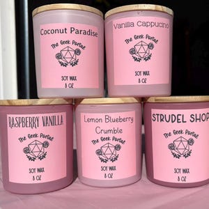 Handhällda sojavaxljus - 170 ml, 225 ml - Flera dofter, färgglada behållare, helt soja