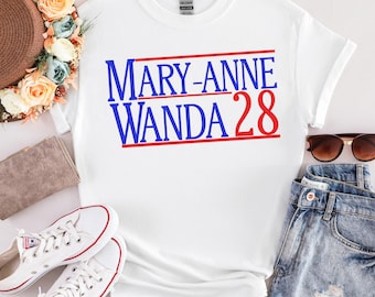 Mary Anne and Wanda for President Shirt, Dixie Chick Shirt, Country Music Shirt, Goodbye Earl Shirt, Best Friends Shirt 2028 president shirt