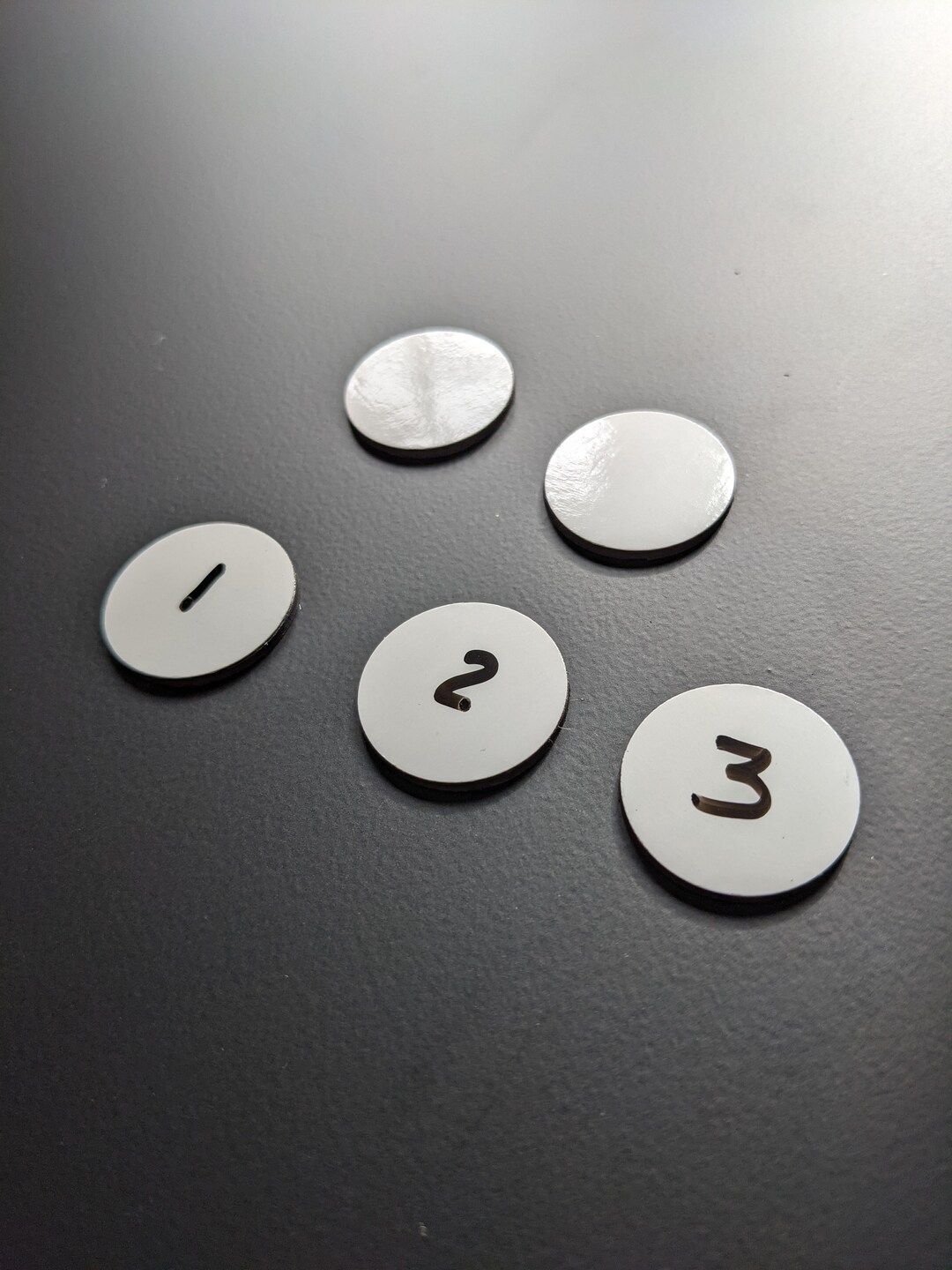 Round Dry Erase Tokens Etsy