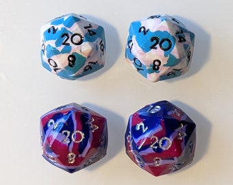 D20 Magnets | Custom colors