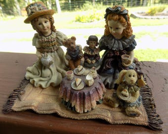Boyd's Bear Tea Party Figurine 1995 - “Yesterday’s Child”