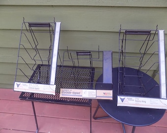 Vintage commercial metal hardware store racks / display (3)