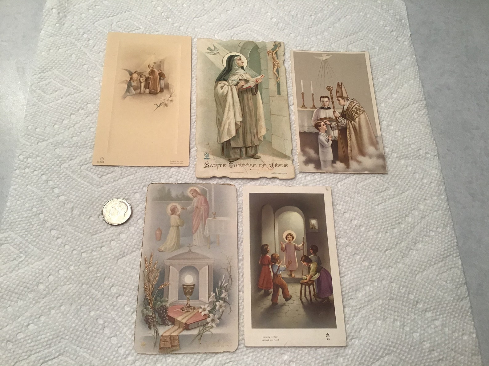 Antique Vintage Catholic HOLY PRAYER CARDS Lot 5 Nuns Etsy