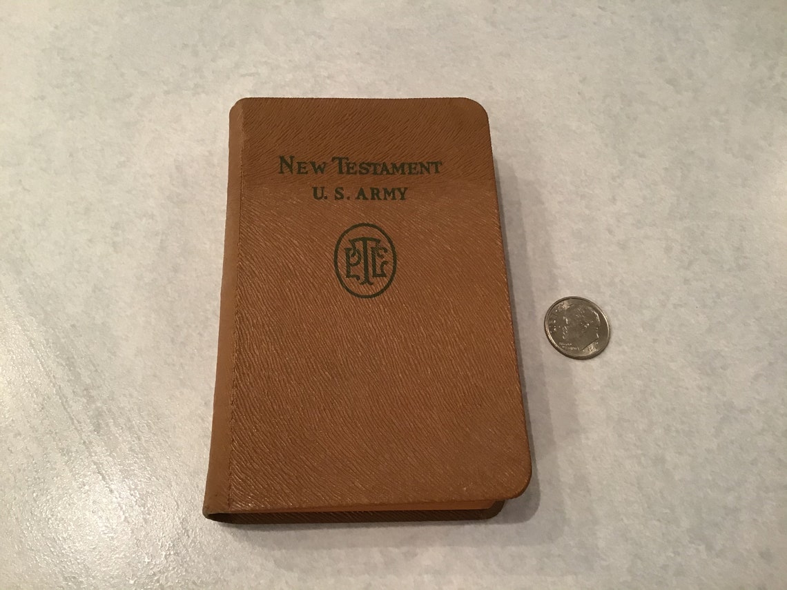 WWII U.S. ARMY New Testament Pocket Bible United States Etsy
