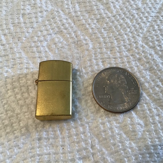 ホットン社vintage Vintage Brass Smallest Fillable Usable JAPAN Lighter~ Highly