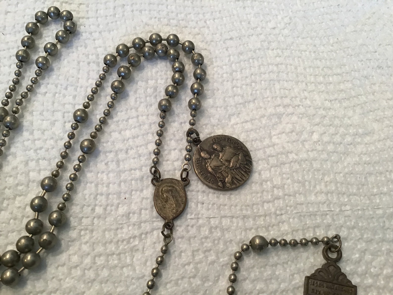 RESERVED.WWI Military Army Soldiers Pull Chain Rosary Etsy