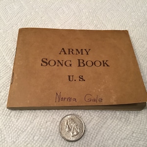 WWI Army Nurse’s SONG BOOK World War 1 Soldier’s Paperback