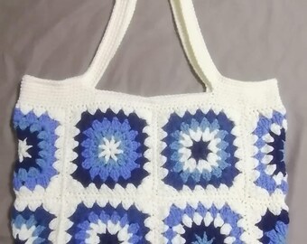 Hand made college bag, women accessories, crochet bag, gift for her, washable bag, student bag, shoulder bag, Christmas gift, handbag