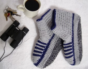 House slippers, warm slippers, yarn shoes, men slippers, cozy warm, winter warm, knitted shoes, Christmas gift, great gift, booties