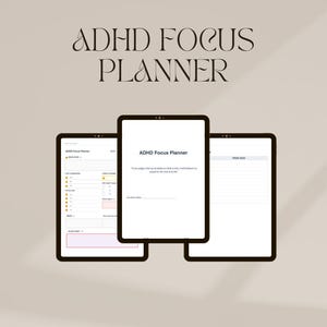 ADHD Focus Planner, Dopamine Menu, Spelgebaseerde Productiviteitsplanner (Digitale Download)