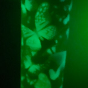 Glow in the Dark Decorated 20 ounce tumbler with straw image 9