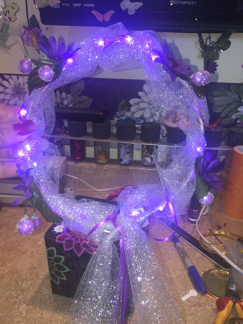 Lighted Fairy Halo Etsy