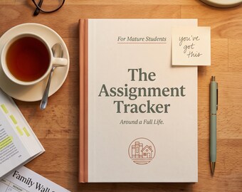Aufgaben-Tracker für ältere Studierende (Kindle Scribe & reMarkable) | Verlinktes Tablet-PDF | Weniger Stress