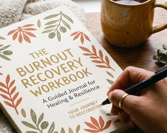 Burnout Recovery Workbook | Google Sheets, Excel, Word, Notion + Printable PDF | Self-Care, Rest & Energy Planner, ADHD Low-Overwhelm