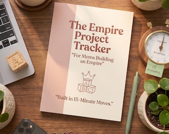 Projekt-Tracker für Mütter, die ein Imperium aufbauen – für Kindle Scribe & reMarkable | Verlinktes Tablet-PDF | Weniger Stress
