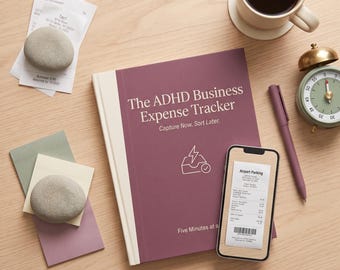 Ausgaben-Tracker für Erwachsene mit ADHS für Kindle Scribe & reMarkable | Verlinktes Tablet-PDF | Übersichtlich und leicht verständlich