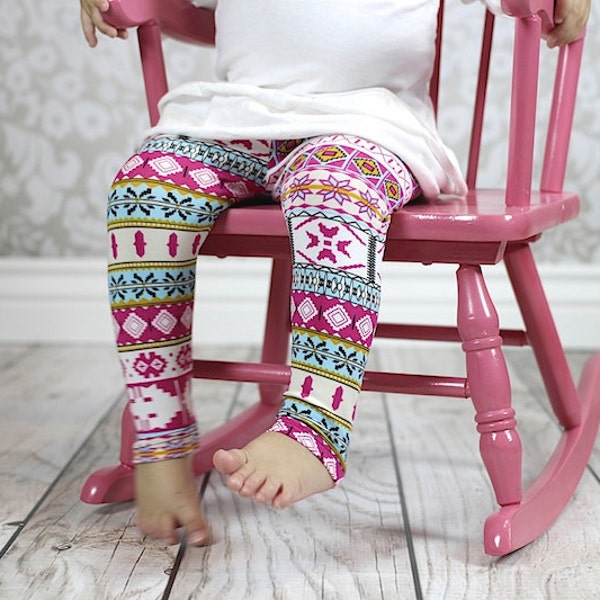 CLEARANCE! Cotton Candy Print Leggings, Adult legging, girls leggings, toddler legging, baby legging, aztec legging