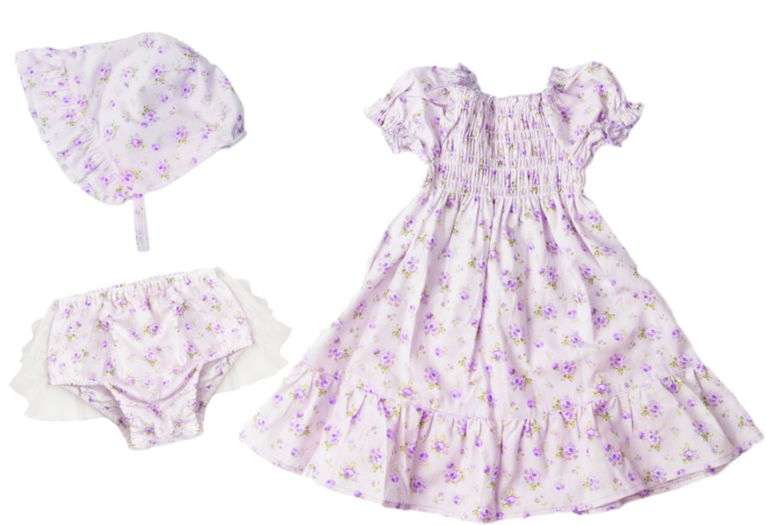 Violet Vintage (Various Sizes) Girls' Dresses