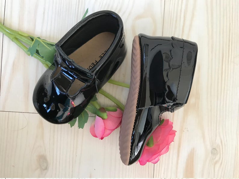 black patent driving mocs