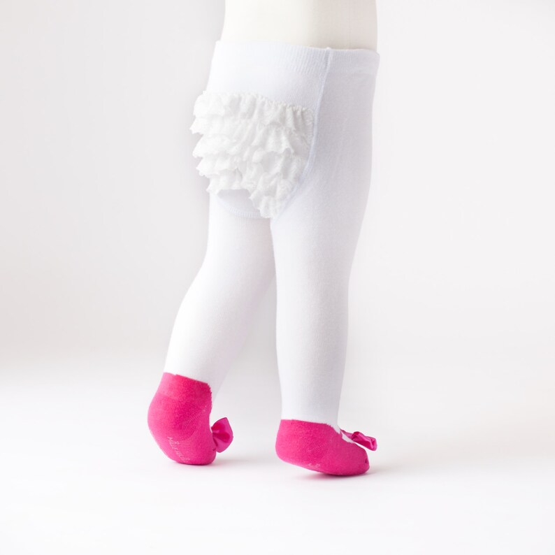 Clearance Baby Girl Tights With Ruffle Bottom and Shoes With Etsy