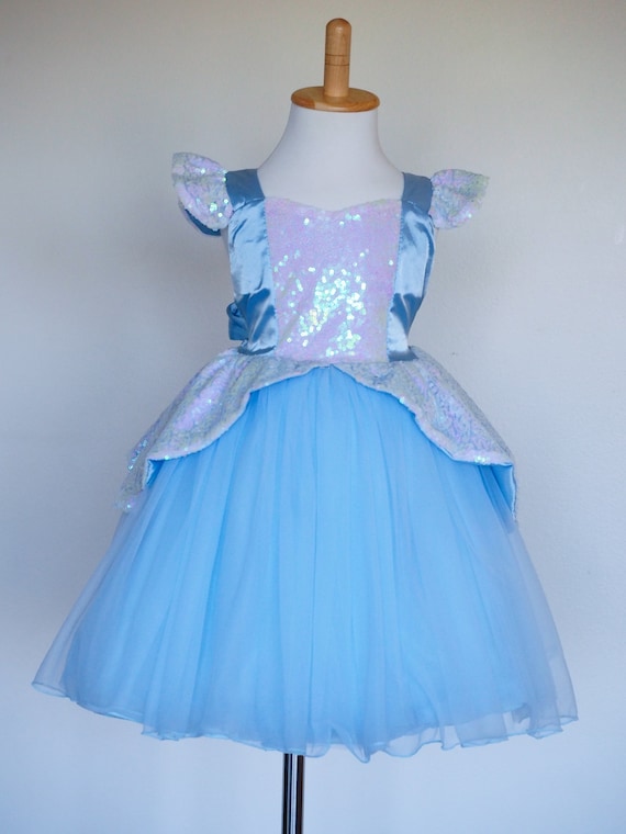 Niñas Cenicienta vestido princesa disfraz tutú niño bebé - Etsy México Niñas Cenicienta vestido princesa disfraz tutú niño bebé - Etsy México